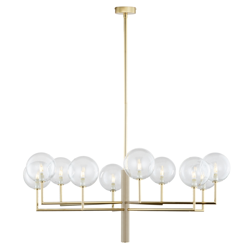 Jupiter 1976 - Csillár rúdon FEME 10xG9/10W/230V arany