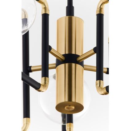 Jupiter 1985 - Csillár rúdon IBRA 5xG9/10W/230V fekete/arany