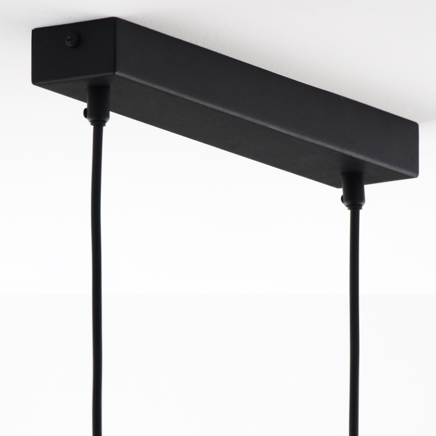 Jupiter 1990 - Csillár zsinóron HANZA 3xG9/10W/230V fekete/arany