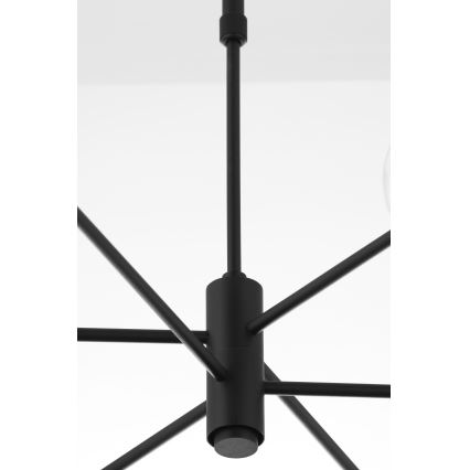 Jupiter 1997 - Csillár rúdon MOKA 3xGU10/10W/230V + 3xG9/10W/230V fekete/fehér