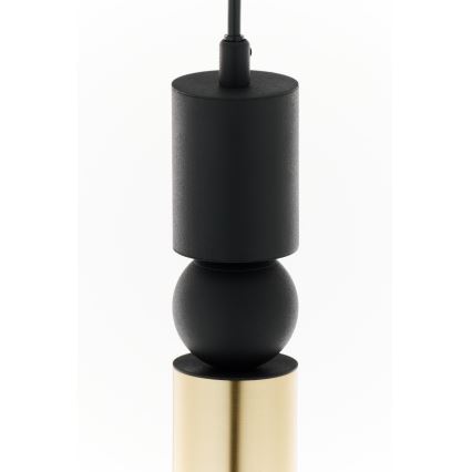 Jupiter 2006 - Csillár zsinóron ALAS 1xGU10/10W/230V arany/fekete