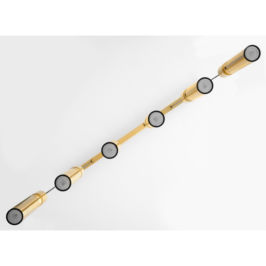 Jupiter 2011 - Csillár zsinóron ALAS 6xGU10/10W/230V arany