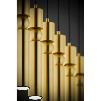 Jupiter 2011 - Csillár zsinóron ALAS 6xGU10/10W/230V arany