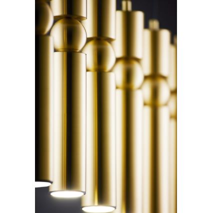 Jupiter 2011 - Csillár zsinóron ALAS 6xGU10/10W/230V arany