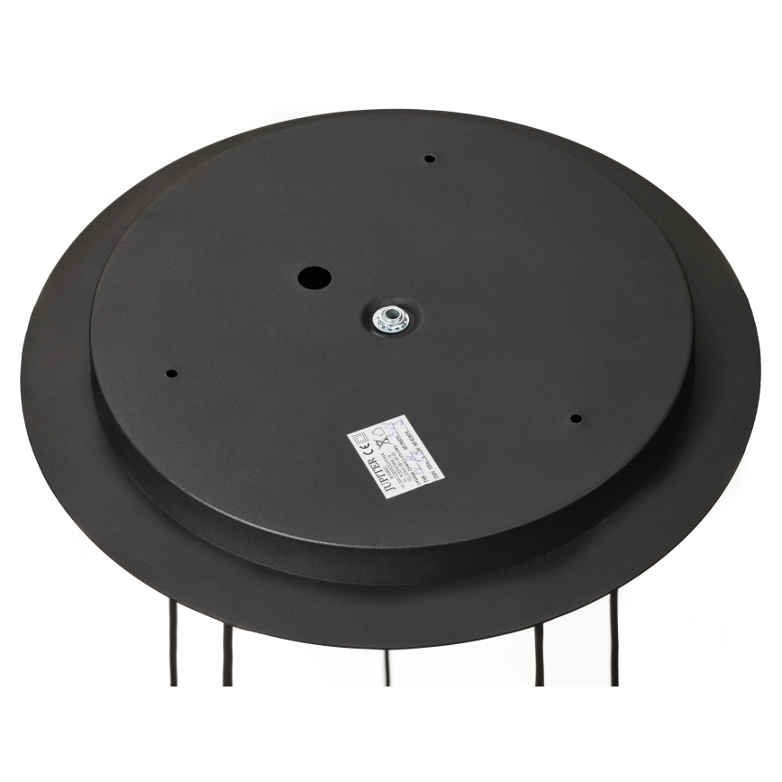 Jupiter 2017 - Csillár zsinóron ALAS 5xGU10/10W/230V arany/fekete