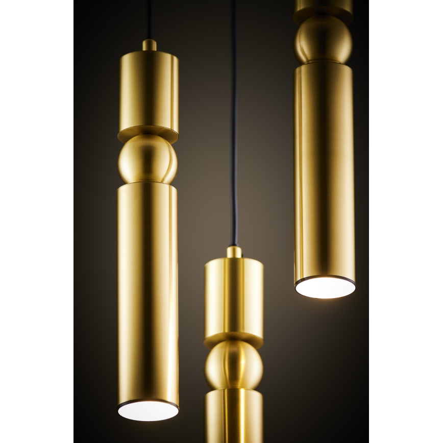 Jupiter 2019 - Csillár zsinóron ALAS 3xGU10/10W/230V arany