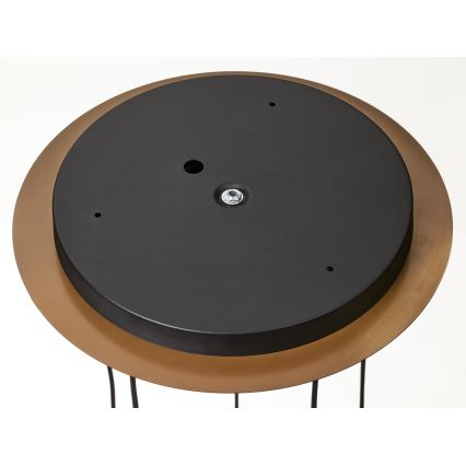 Jupiter 2020 - Csillár zsinóron ALAS 5xGU10/10W/230V arany