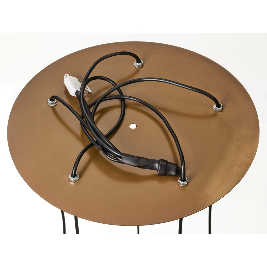 Jupiter 2020 - Csillár zsinóron ALAS 5xGU10/10W/230V arany