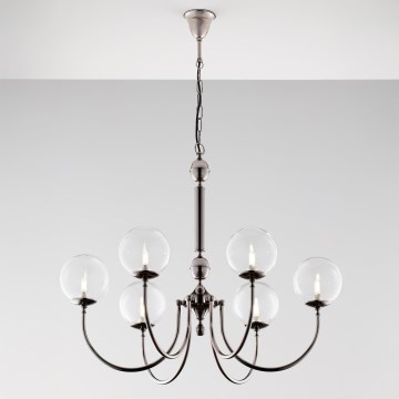 Jupiter 2022 - Csillár láncon BRILLANTE 6xG9/10W/230V fényezett króm