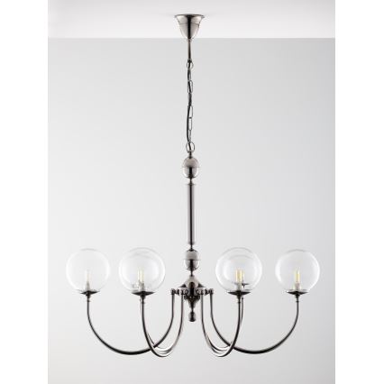 Jupiter 2022 - Csillár láncon BRILLANTE 6xG9/10W/230V fényezett króm