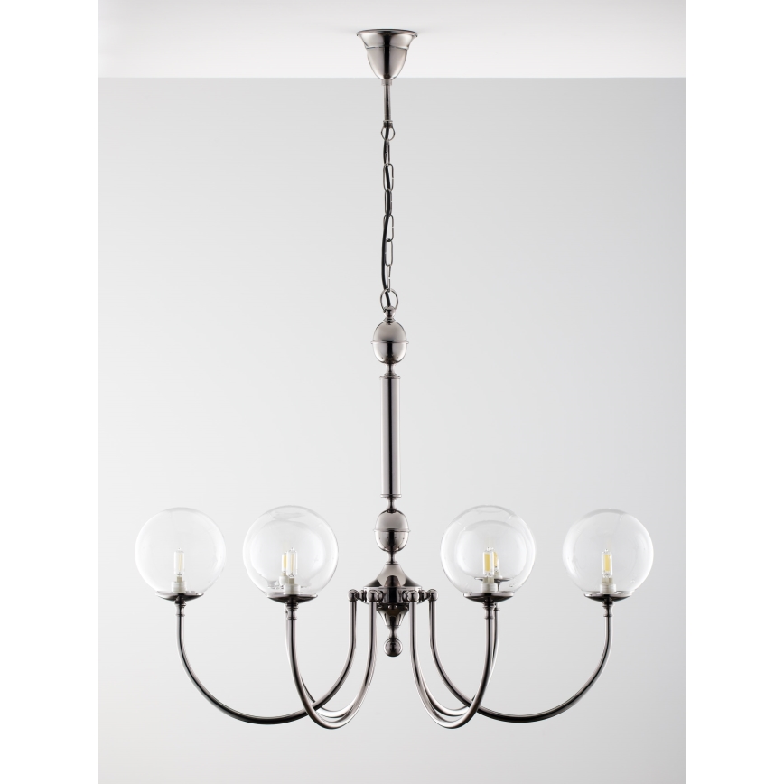 Jupiter 2022 - Csillár láncon BRILLANTE 6xG9/10W/230V fényezett króm