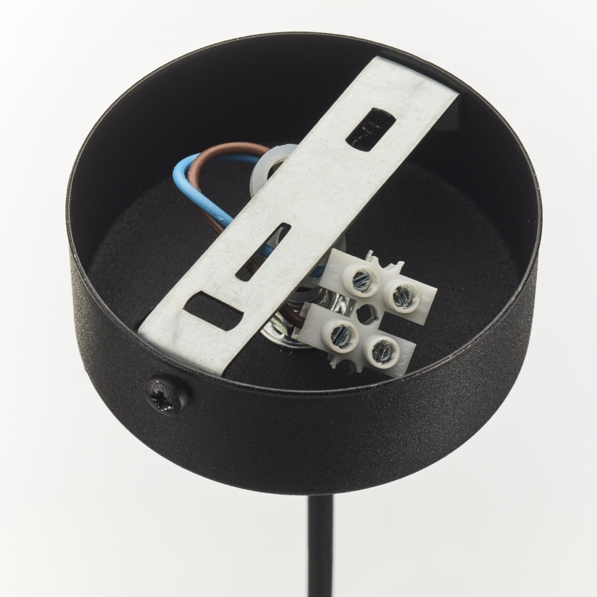 Jupiter 2023 - Csillár zsinóron ZAFRA 1xG9/10W/230V fekete/arany/átlátszó