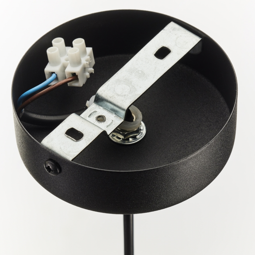 Jupiter 2028 - Csillár zsinóron FIORI 1xG9/10W/230V fekete/arany/átlátszó