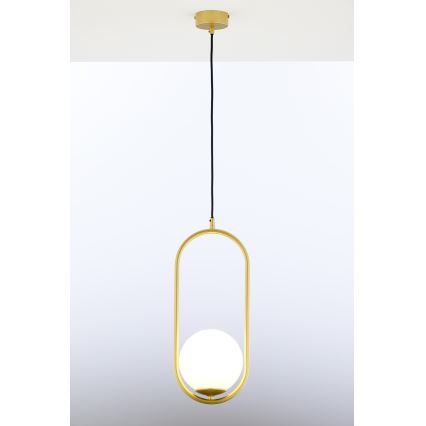 Jupiter 2042 - Csillár zsinóron IGON 1xE14/40W/230V arany