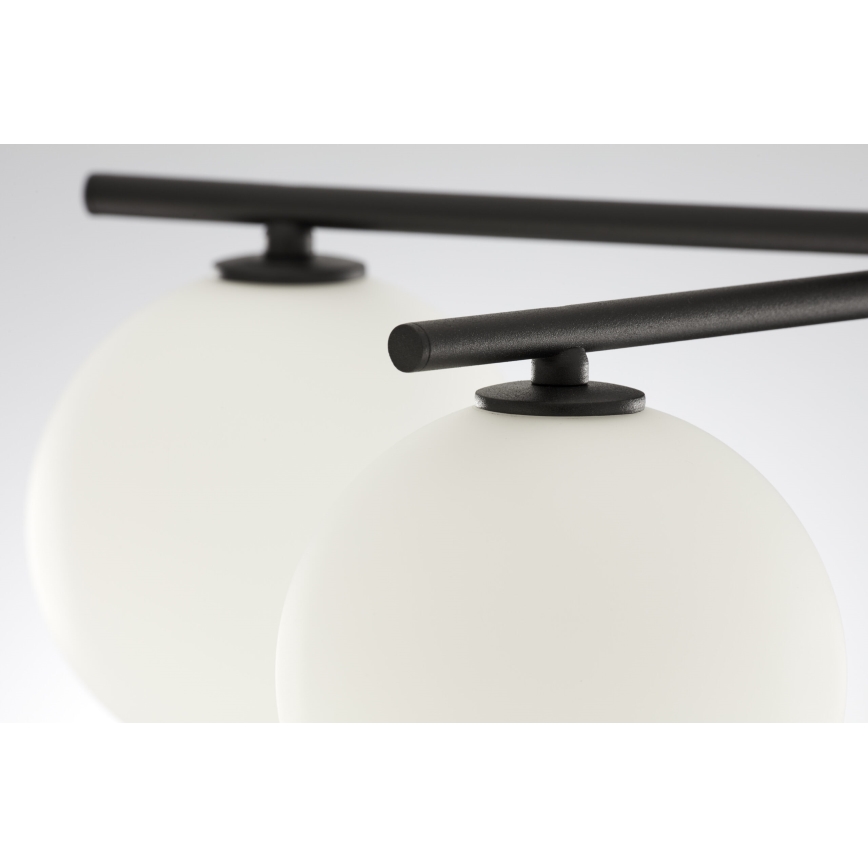 Jupiter 2049 - Felületre szerelhető csillár PRATO 5xG9/14W/230V fekete/fehér