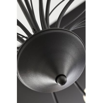 Jupiter 2057 - Láncos csillár GLORIOSA 15xG9/14W/230V fekete