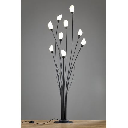 Jupiter 2058 - GLORIOSA állólámpa 9xG9/14W/230V fekete