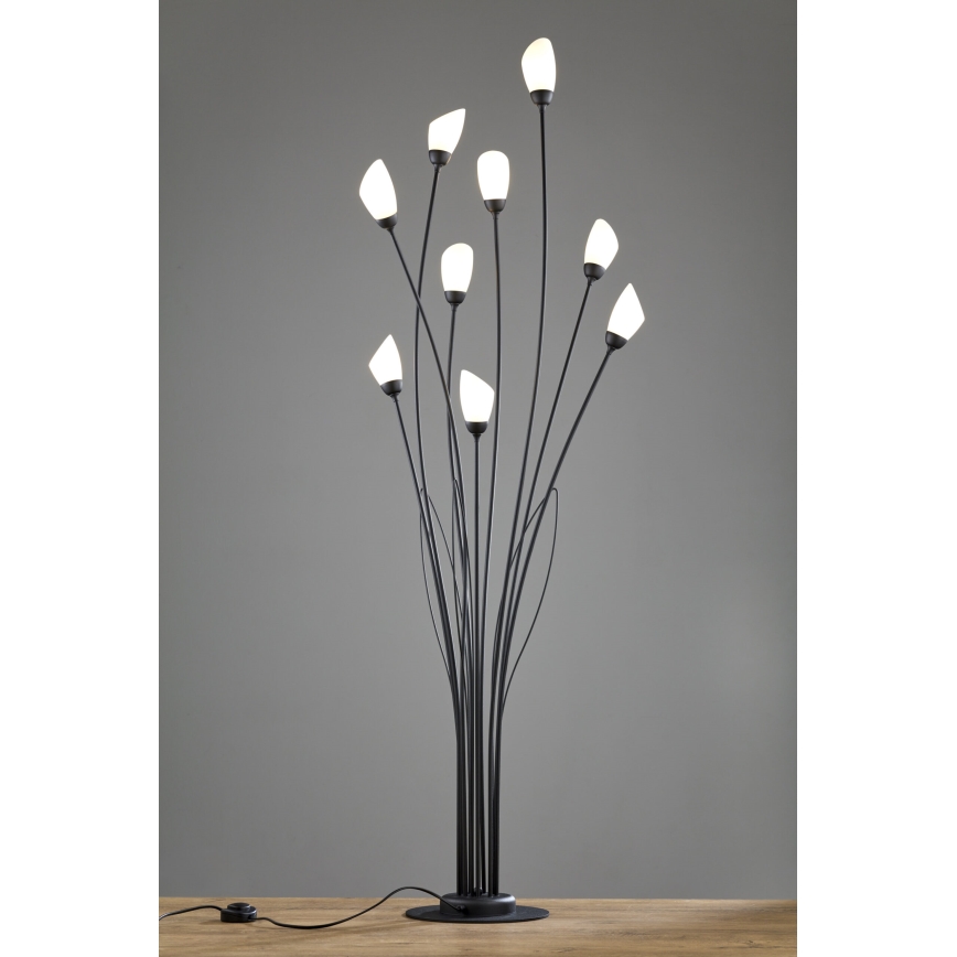 Jupiter 2058 - GLORIOSA állólámpa 9xG9/14W/230V fekete