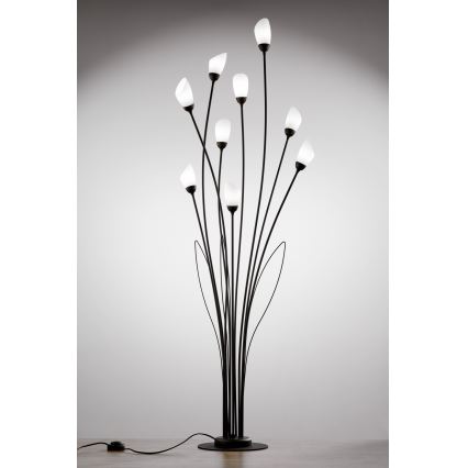 Jupiter 2058 - GLORIOSA állólámpa 9xG9/14W/230V fekete