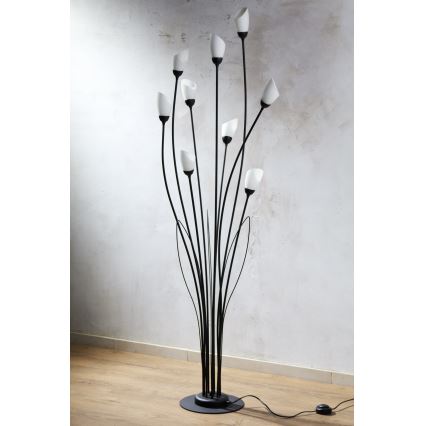 Jupiter 2058 - GLORIOSA állólámpa 9xG9/14W/230V fekete