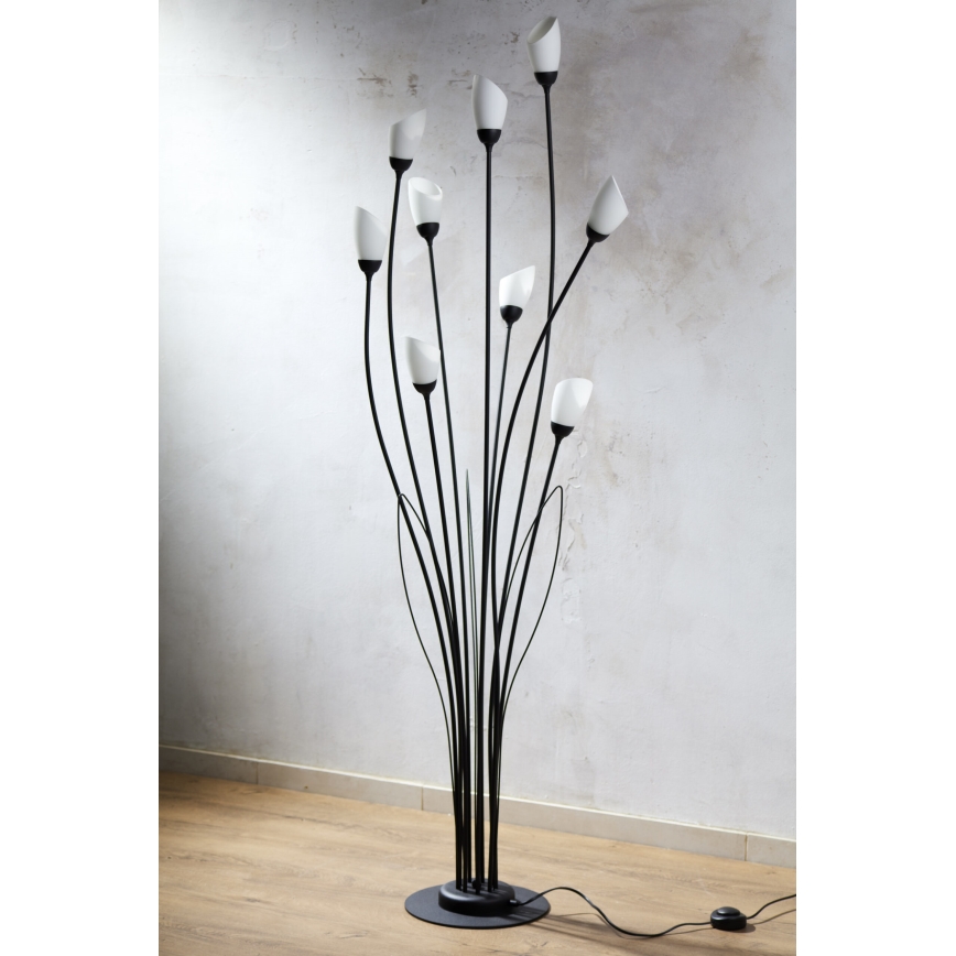 Jupiter 2058 - GLORIOSA állólámpa 9xG9/14W/230V fekete