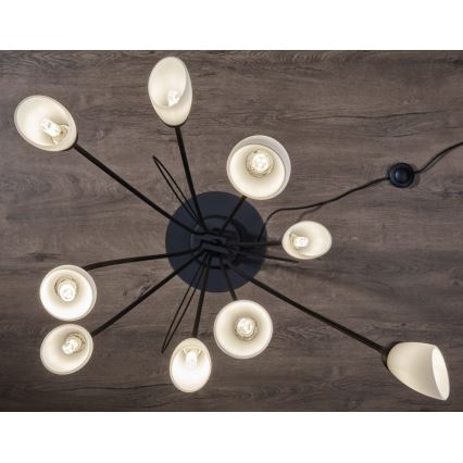 Jupiter 2058 - GLORIOSA állólámpa 9xG9/14W/230V fekete