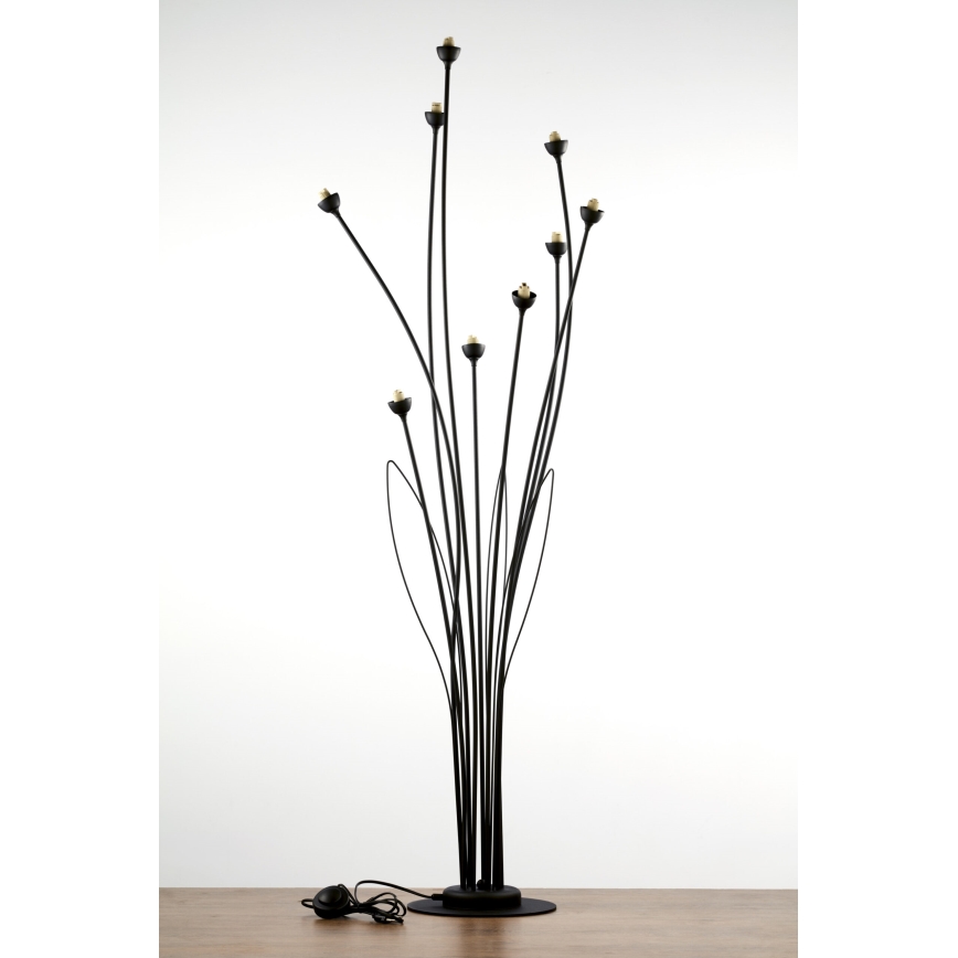 Jupiter 2058 - GLORIOSA állólámpa 9xG9/14W/230V fekete