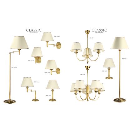 Jupiter 206-CL L L - CLASSIC CLASSIC 1xE27/60W/230V