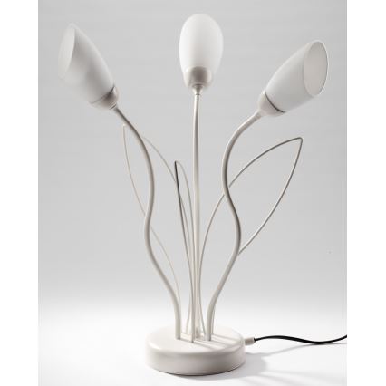 Jupiter 2060 - Asztali lámpa GLORIOSA 3xG9/14W/230V krémszínű