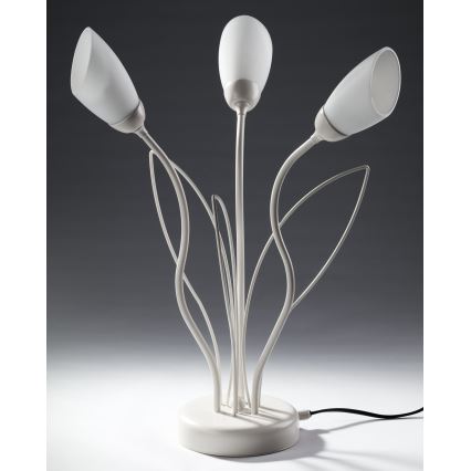 Jupiter 2060 - Asztali lámpa GLORIOSA 3xG9/14W/230V krémszínű