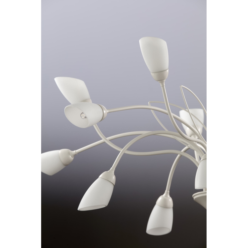 Jupiter 2062 - Láncos csillár GLORIOSA 15xG9/14W/230V krémszínű