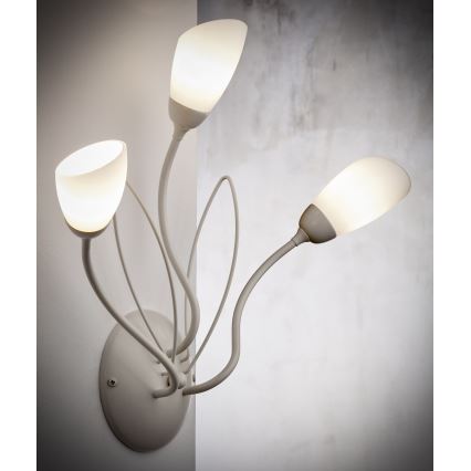 Jupiter 2064 - GLORIOSA fali lámpa 3xG9/14W/230V krémszínű