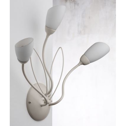 Jupiter 2064 - GLORIOSA fali lámpa 3xG9/14W/230V krémszínű