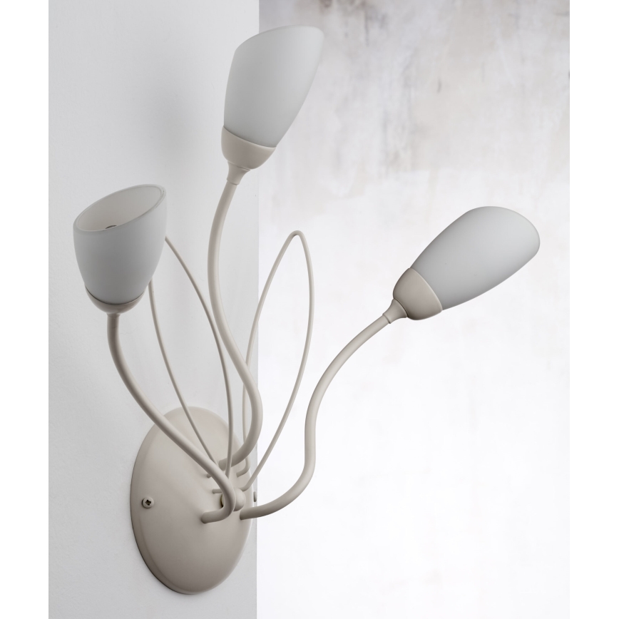 Jupiter 2064 - GLORIOSA fali lámpa 3xG9/14W/230V krémszínű