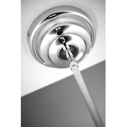 Jupiter 2072 - PLATINO rúdon szerelt csillár 3xE27/15W/230V zöld/fényes króm