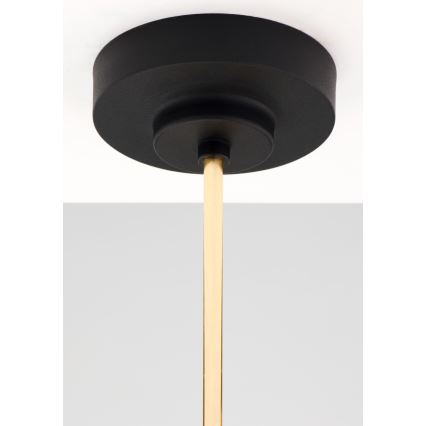 Jupiter 2087 - RAMIREZ rúdra szerelt csillár 3xE27/15W/230V arany/fekete