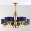 Jupiter 2114 - KASZMIR rudas csillár 5xE27/15W/230V kék/arany