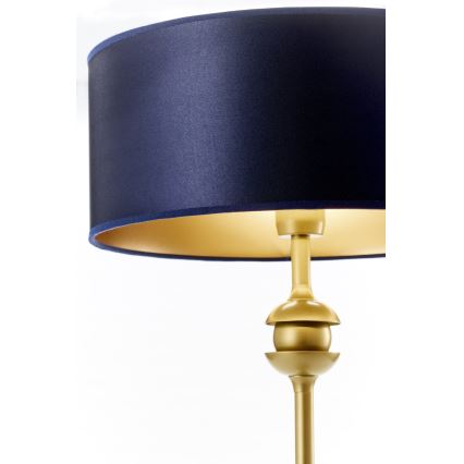 Jupiter 2116 - Asztali lámpa KASZMIR 1xE27/15W/230V kék/arany