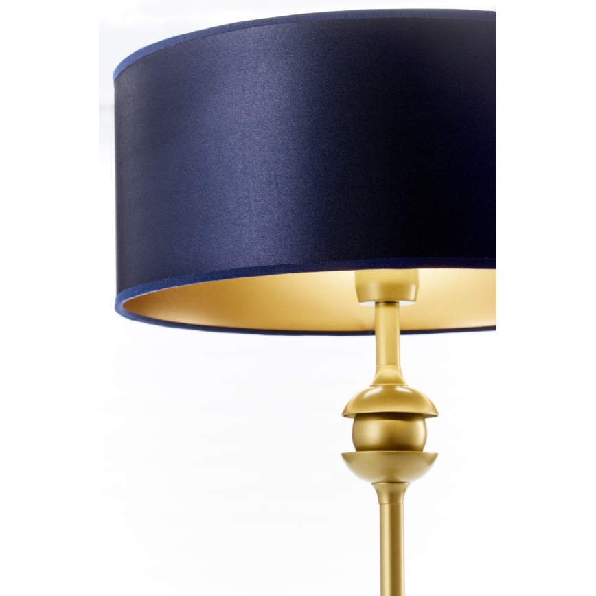 Jupiter 2116 - Asztali lámpa KASZMIR 1xE27/15W/230V kék/arany