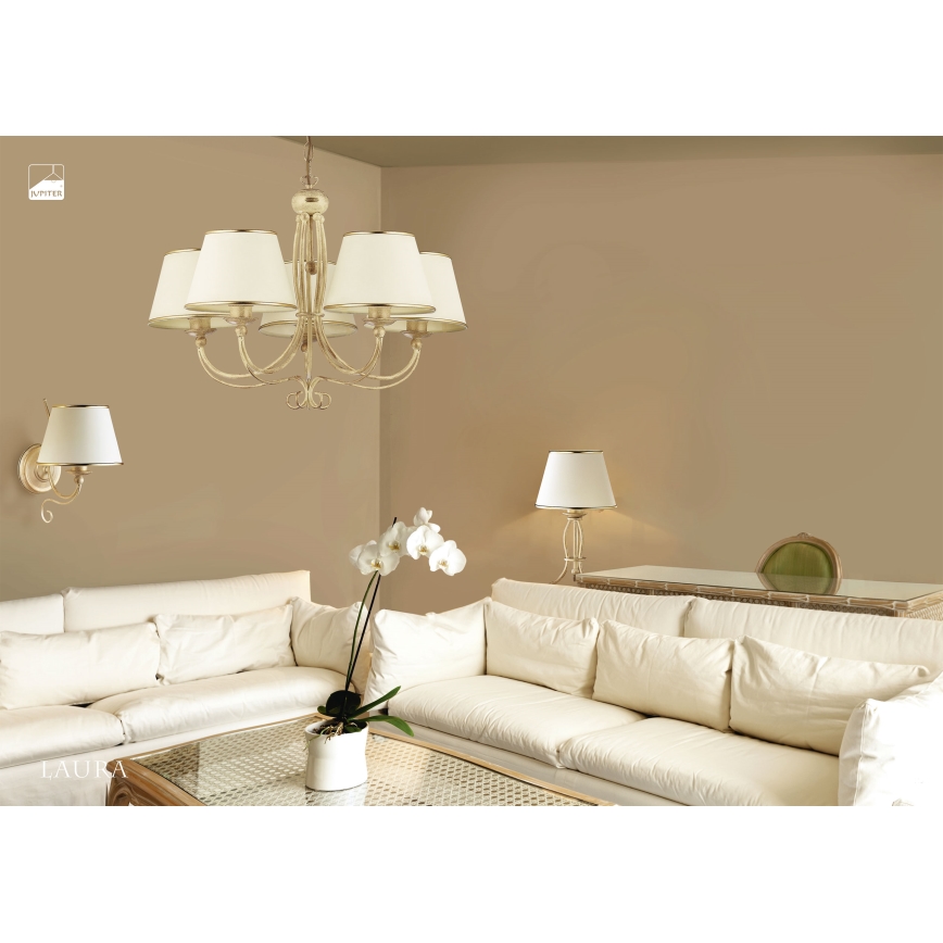 Jupiter 517 - LAL - Asztali lámpa LAURA 1xE27/60W/230V