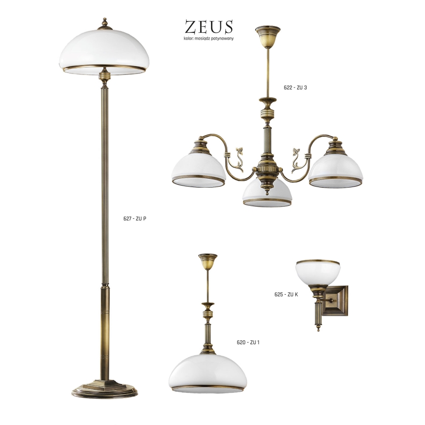 Jupiter 624 - ZU 5 - ZEUS rúdon rögzített csillár 5xE27/60W/230V