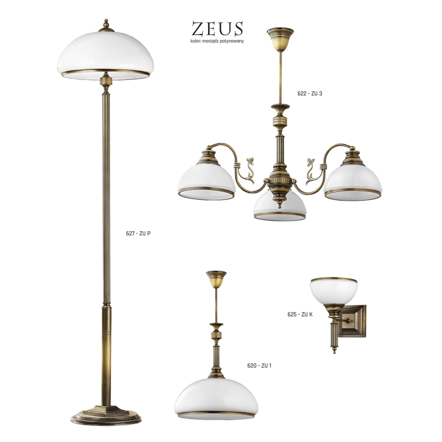 Jupiter 627 - ZU P - ZEUS állólámpa 2xE27/60W/230V