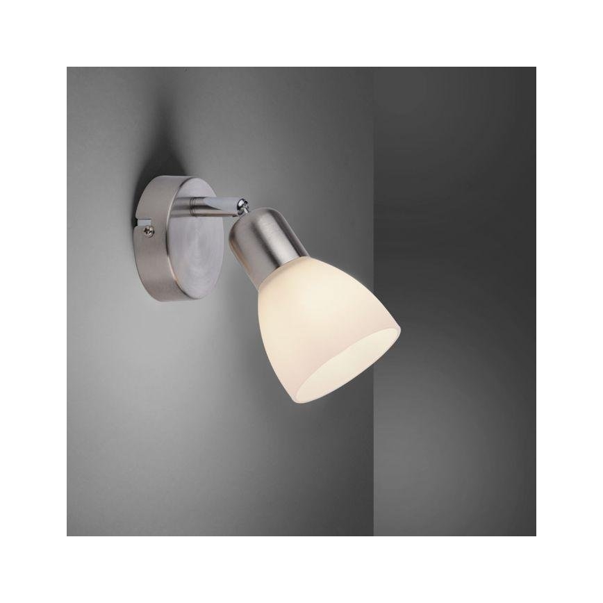 JUST LIGHT. 11951-55 - Fali spotlámpa KARO 1xE14/40W/230V matt króm