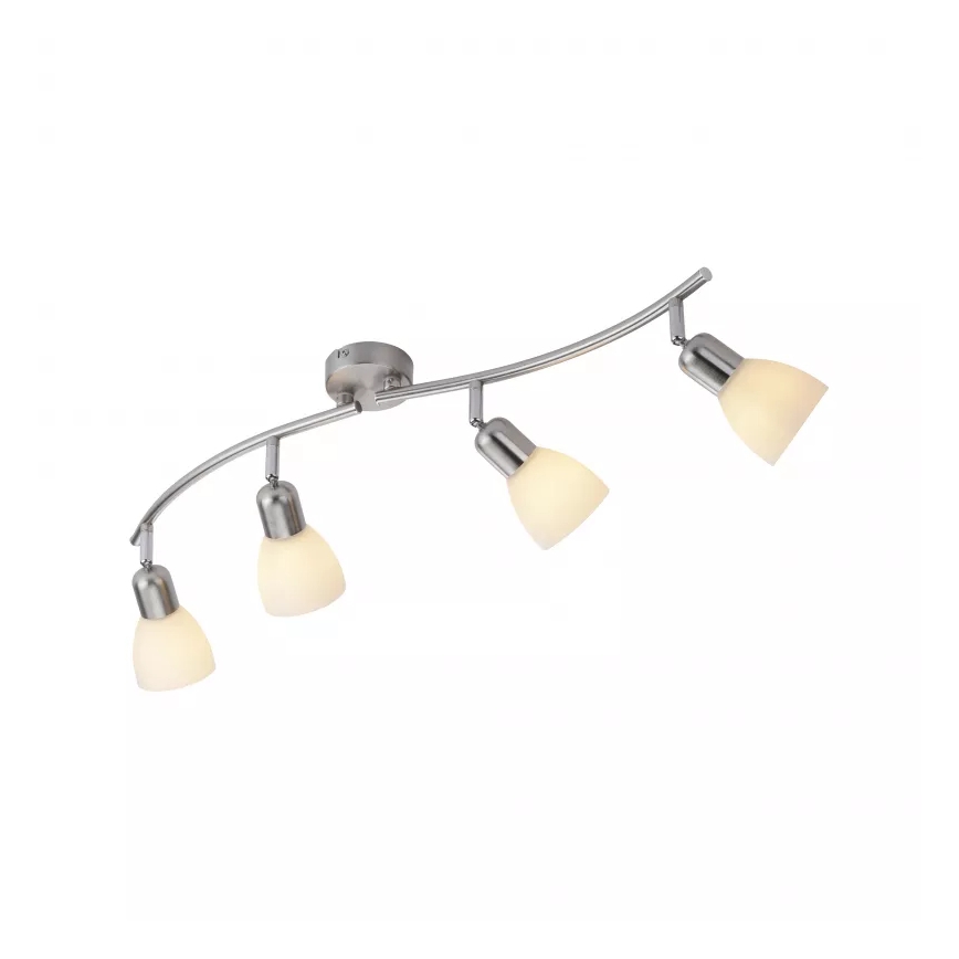 JUST LIGHT. 11954-55 - Spotlámpa KARO 4xE14/40W/230V matt króm