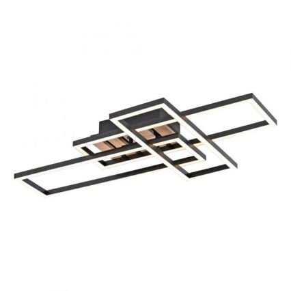 JUST LIGHT. 14051-79 - LED mennyezeti lámpa AKUSZTIKA LED/20,5W/230V tölgy/fekete