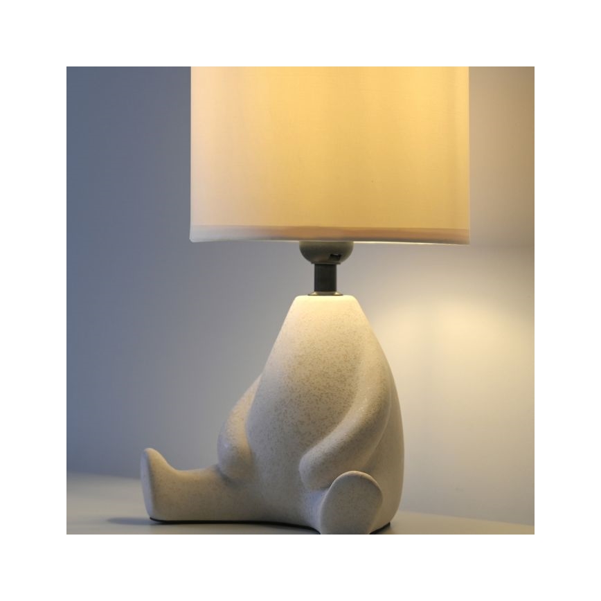 JUST LIGHT. 14190-39 - Asztali lámpa TED 1xE27/25W/230V bézs