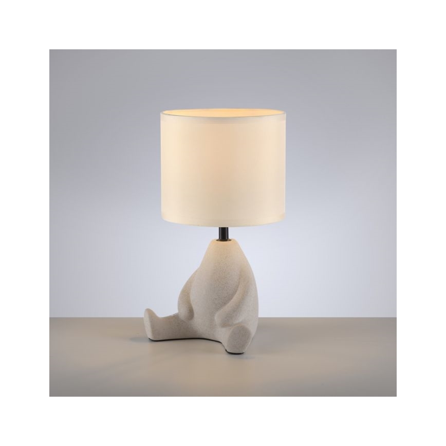 JUST LIGHT. 14190-39 - Asztali lámpa TED 1xE27/25W/230V bézs