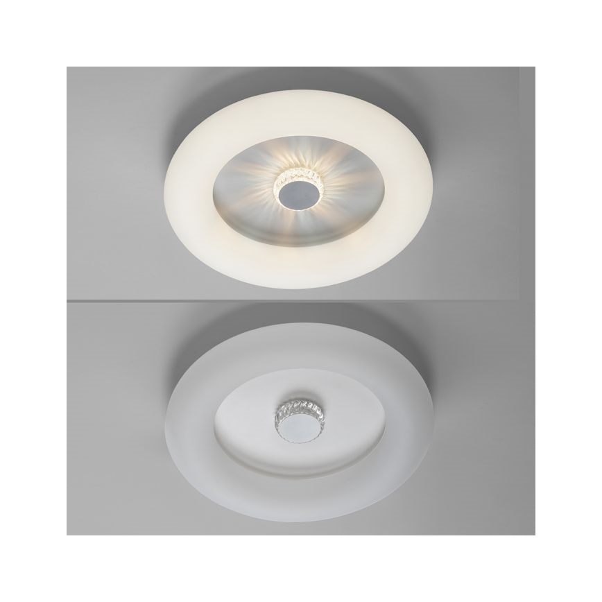 JUST LIGHT. 14383-16 - LED Dimmelhető mennyezeti lámpa VERTIGO LED/26W/230V 2700-5000K fehér + távirányítás