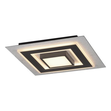 JUST LIGHT. 14439-21 - LED mennyezeti lámpatest CICHIO LED/18,5W/230V + LED/9W 40x40 cm fekete
