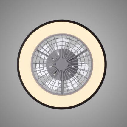 JUST LIGHT. 14447-18 - LED RGBW dimmelhető mennyezeti ventilátor világítással LENO LED/44W/230V 3000-6500K átmérő 48,6 cm fehér + távirányító